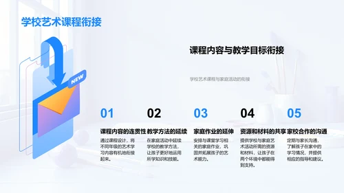 艺术教育家庭共育PPT模板