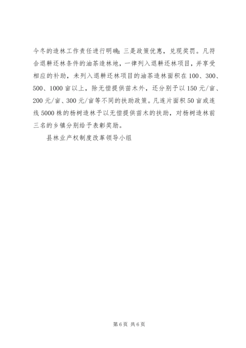 县林改工作汇报 (6).docx