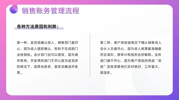 紫色插画电商行业会计处理流程PPT模板宣传PPT动态PPT财务知识培训