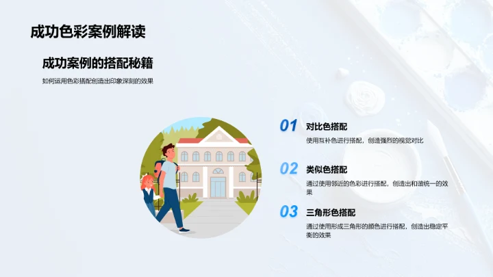 色彩知识与应用PPT模板