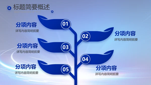 蓝色科技感科技项目信息化工作总结PPT
