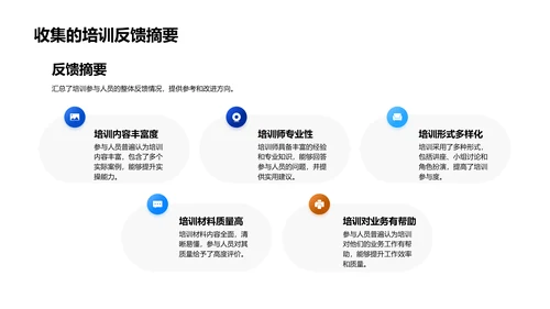 季度培训成效汇报PPT模板