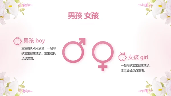 粉色唯美孕期心理保健宣传动态PPT模板