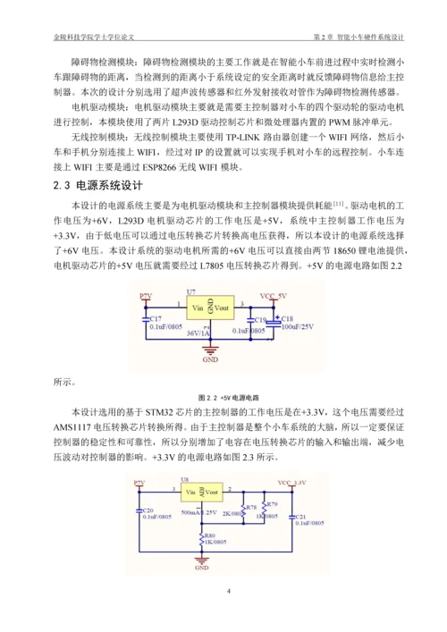 毕业设计(论文)--基于wifi的智能屏障小车的设计与实现.docx