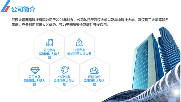 公司介绍企业宣传通用PPT模板