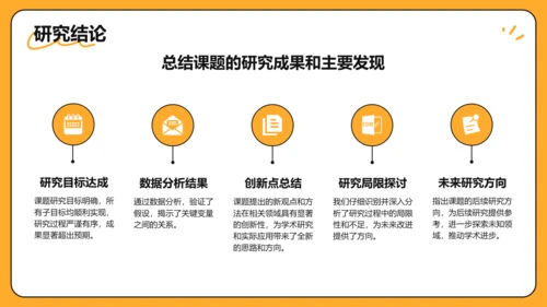 橙色手绘风大学生小组作业汇报PPT模板