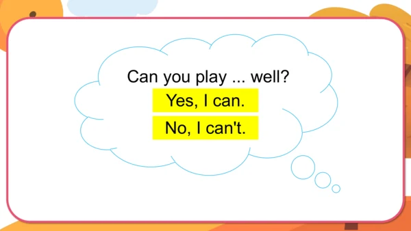 Module 6 Unit 1  You can play football well. 课件(共3