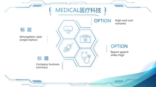 蓝色智慧医院医疗科技信息化建设工作总结PPT