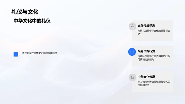 礼仪教育讲座PPT模板