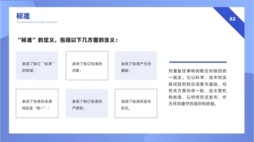 蓝色插画风简约质量检验员培训课件PPT