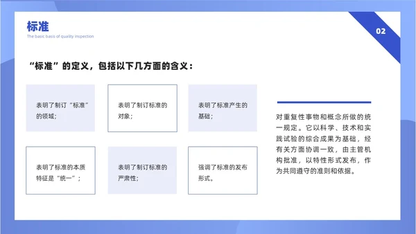 蓝色插画风简约质量检验员培训课件PPT