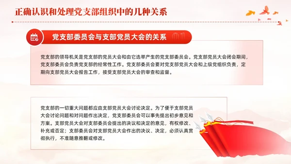 红色党建党支部基础知识党支部的工作机制党课PPT