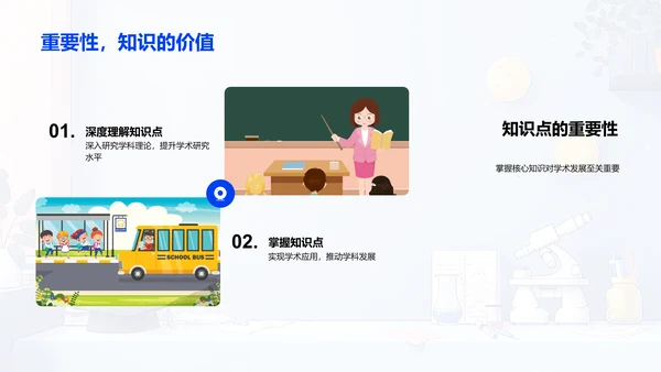 学科核心概念答辩PPT模板