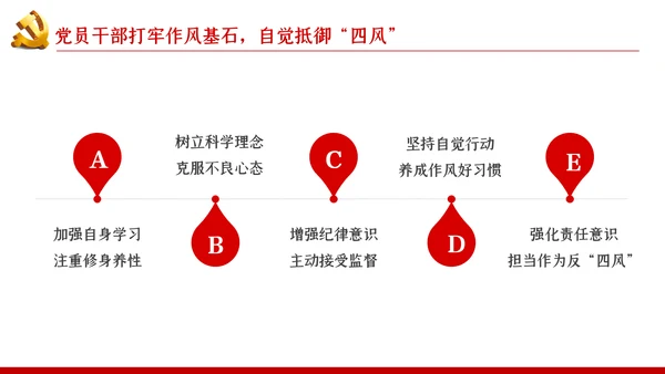 大气党政党建反腐倡廉月党风廉政专题党课PPT