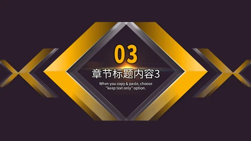 准备高端黑金商务风企业宣传通用PPT模板