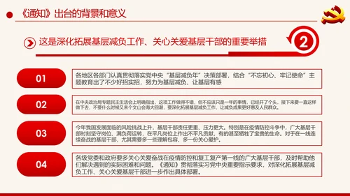 党建为基层减负解决形式主义突出问题PPT模板