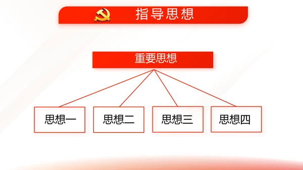 红色简约大气党建党课党支部工作总结动态PPT