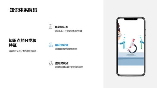 科学知识探索应用PPT模板