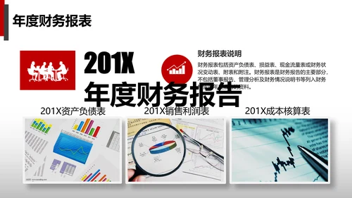 公司财务预算及经营分析报告PPT模板
