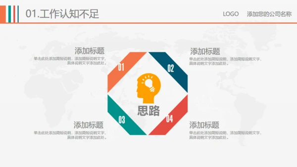 立体企业多彩商务商业计划书通用PPT模板