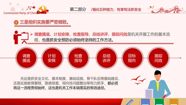 安全条例强化职能确保安全预防工作有效落实党课