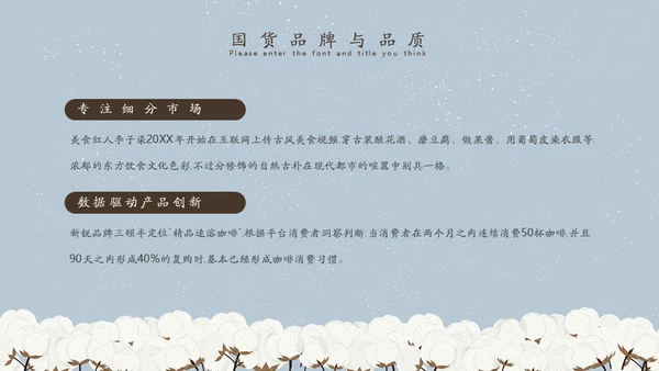 新疆长绒棉通用PPT模板