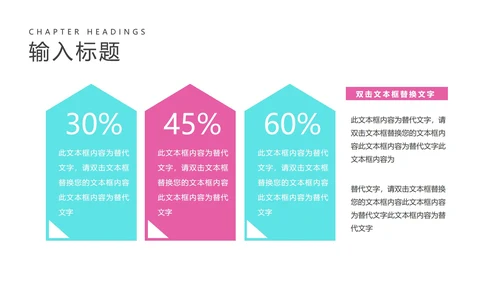粉色渐变风工作总结汇报PPT模板
