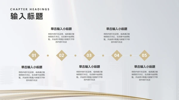 白色简约风房地产企业销售形象宣传PPT模板