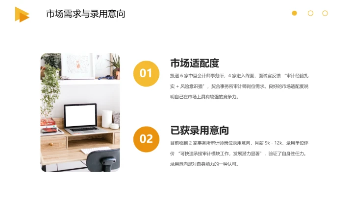 会计财务类专业大学生求职个人能力综合展示职业生涯规划通用PPT