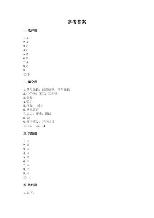 教科版二年级下册科学知识点期末测试卷【基础题】.docx