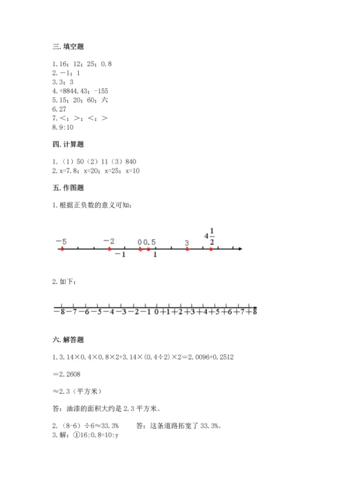 最新人教版六年级下册数学期末测试卷【典型题】.docx