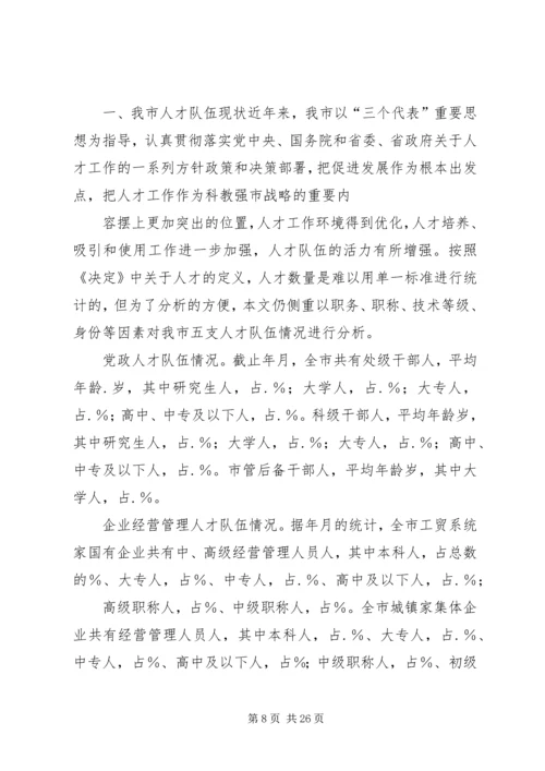 人才工作调研报告.docx