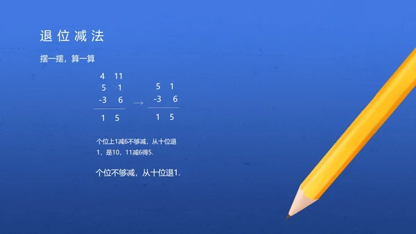 蓝色插画风一年级数学加减法课件PPT模板