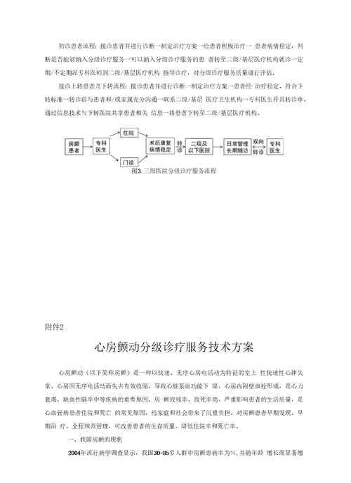 心房颤动分级诊疗技术方案