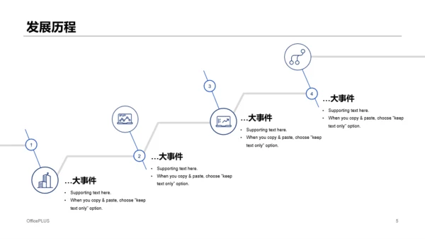 蓝色简约风科技公司市场营销策划PPT模板