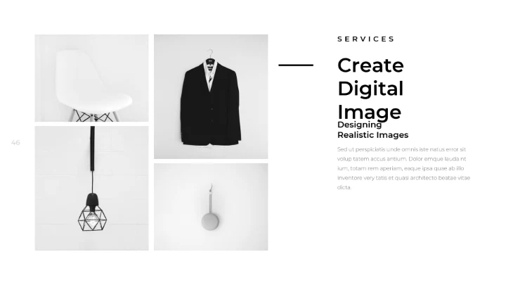 创意黑白调极简主义公司简介动态PPT模板