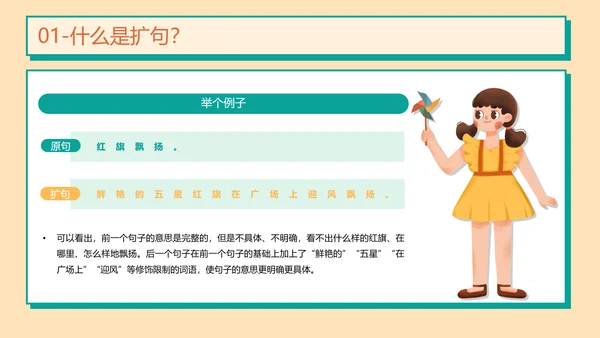 START扩句的方法小学一年级语文通用PPT模板