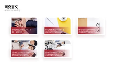 简约风并列关系5项PPT图文页