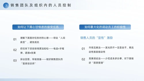 蓝色励志风销售团队建设与管理PPT模板