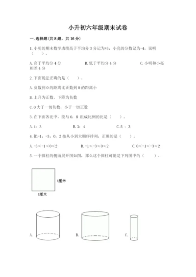 小升初六年级期末试卷（满分必刷）.docx