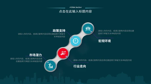 简约绿色产品发布通用PPT模板