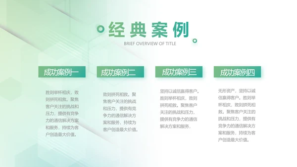 大气时尚医疗医药公司简介动态PPT