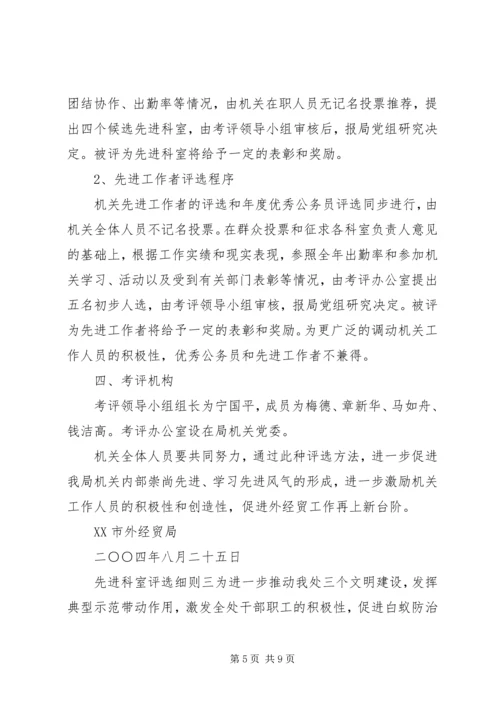 先进科室评选细则.docx