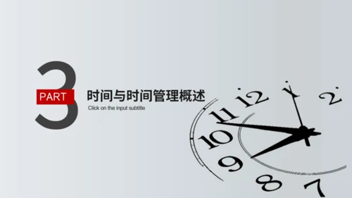 TIME时间管理技功通用PPT模板