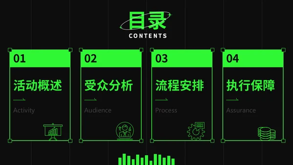 绿色潮流活动策划通用PPT模板