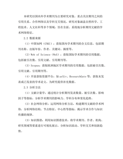 期刊文献的学术网络与知识图谱研究