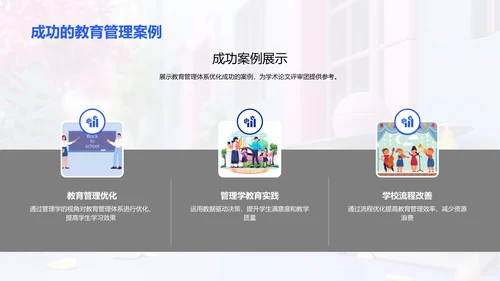 教育管理优化答辩PPT模板