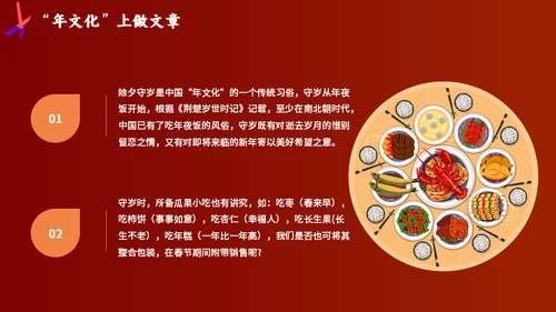 春节过年饭店酒席餐饮年夜饭营销方案通用PPT模板