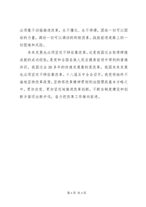 学习XX县区第十五届三次全会心得体会 (5).docx