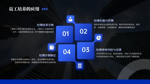 蓝黑商务风企业介绍PPT模板